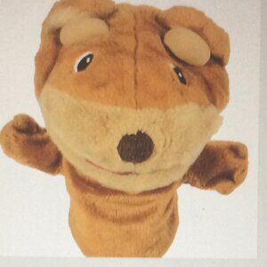 Lakeshore Lets Talk Big Mouth Hand Puppets Bear, Pig, Duck Pre-Owned Lot of 3